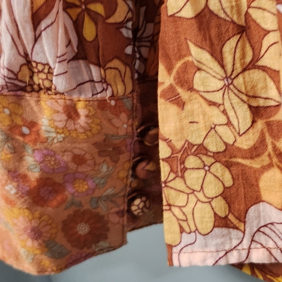 American Eagle Square Neck blouse Sz M - Picture 6 of 9